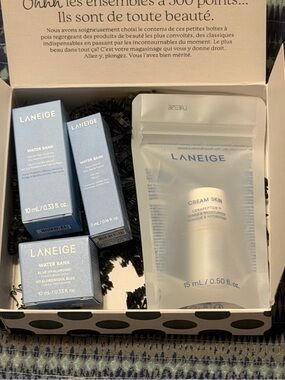 NEW Laneige Water Bank & Cream Skincare Pack